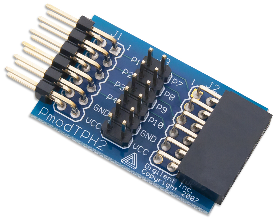 Pmod TPH2 12pin Test Point Header Digilent DigiKey